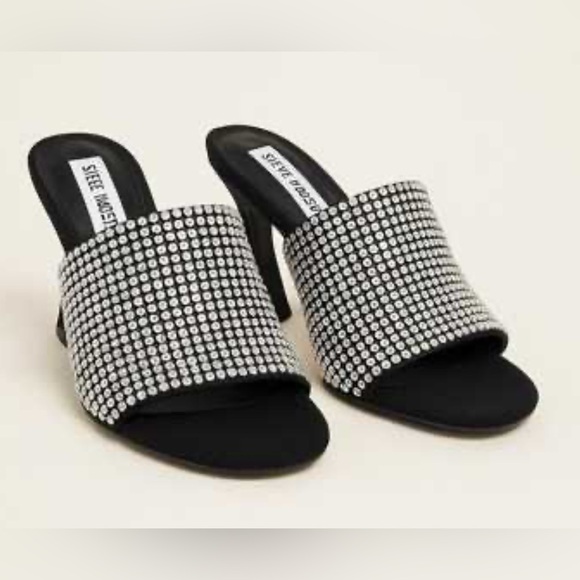 Steve Madden Shoes - Steve Madden Veera in Black & Rhinestone